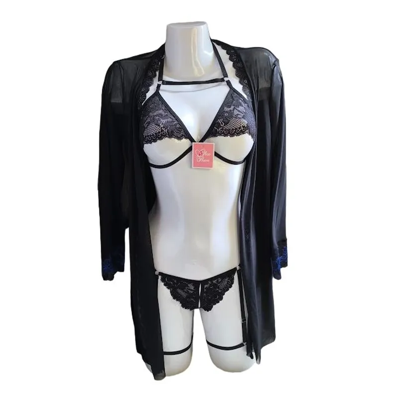 GENERICO - LENCERIA DE ENCAJE SEXY PORTALIGAS