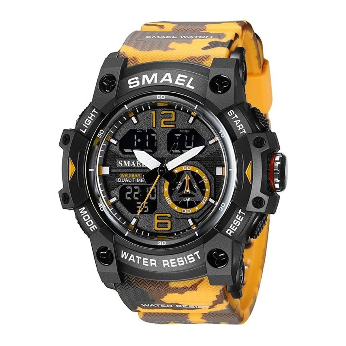 SMAEL - Reloj Deportivo SMAEL 8007 Camuflaje Resistente