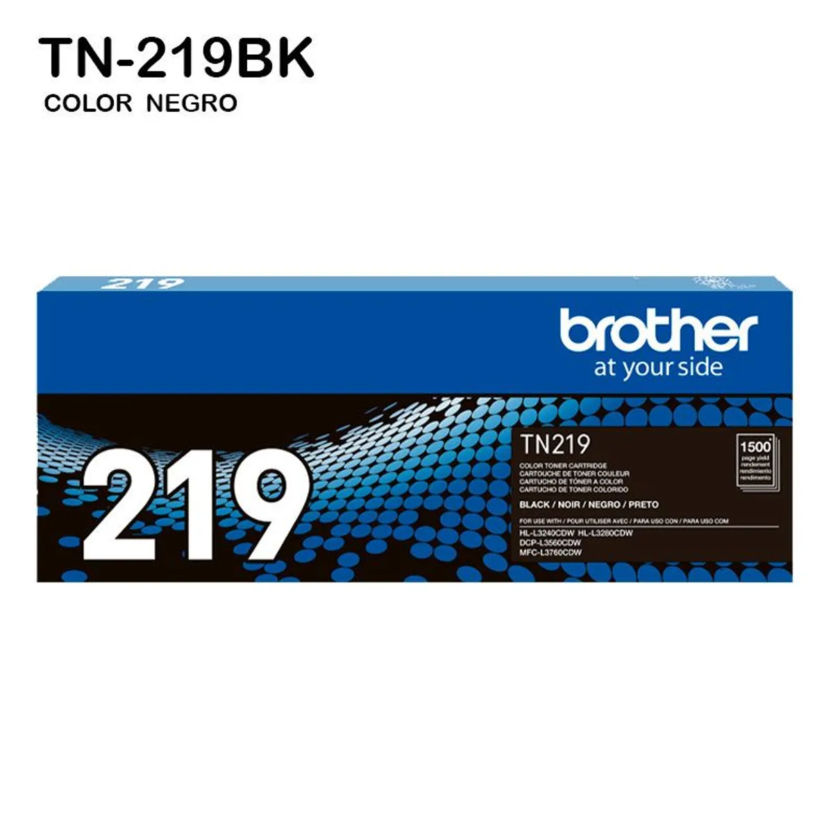 BROTHER - Toner Brother TN-219 Black Original Rendimiento 1500 pag.