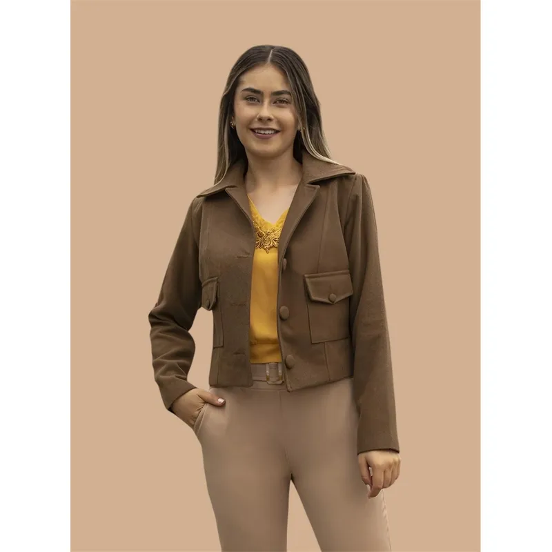 NANCY'S COLLECTION - Abrigo de paño Mujer Nancys Collection