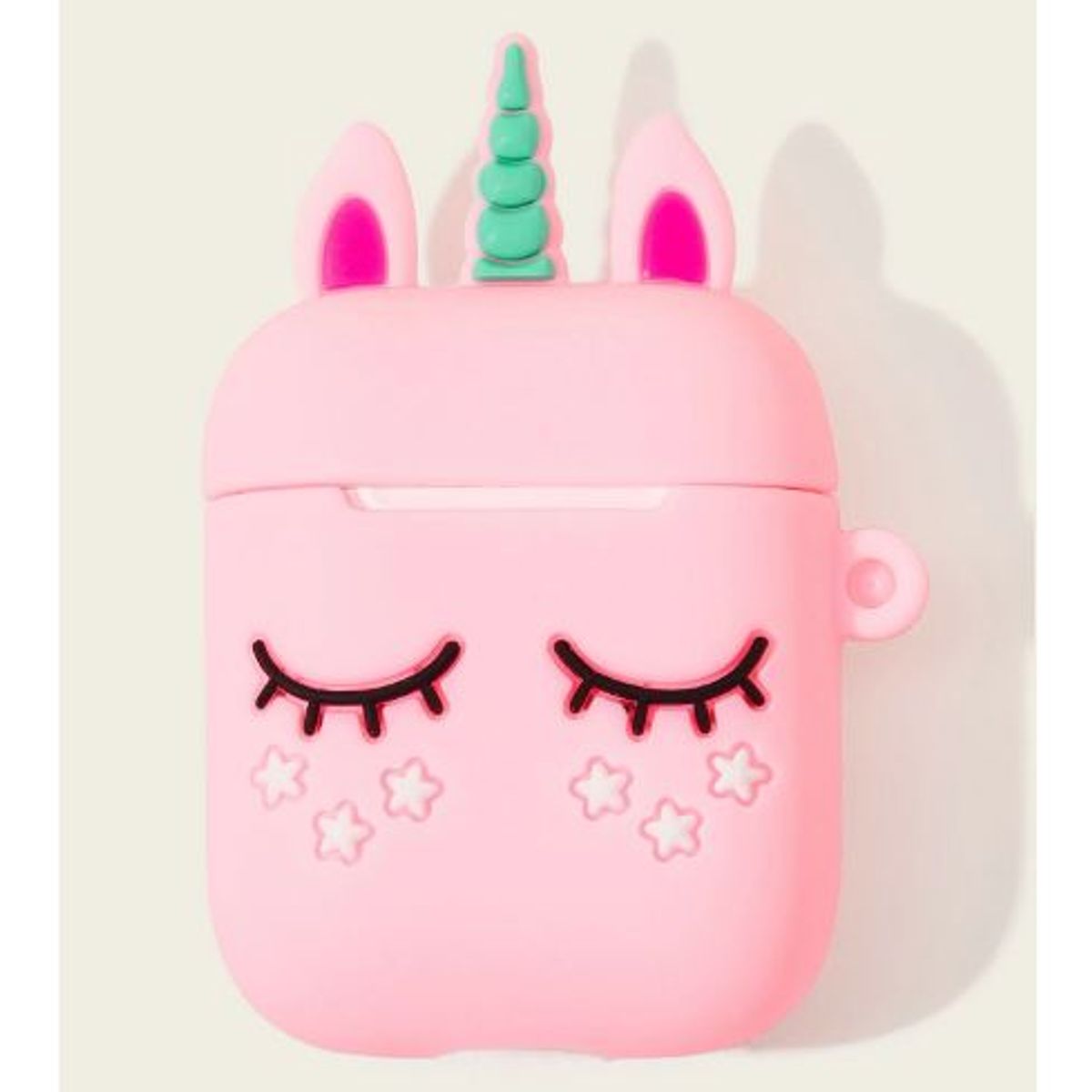 GENERICO - FUNDA AIRPOD UNICORNIO ROSA SILICONA
