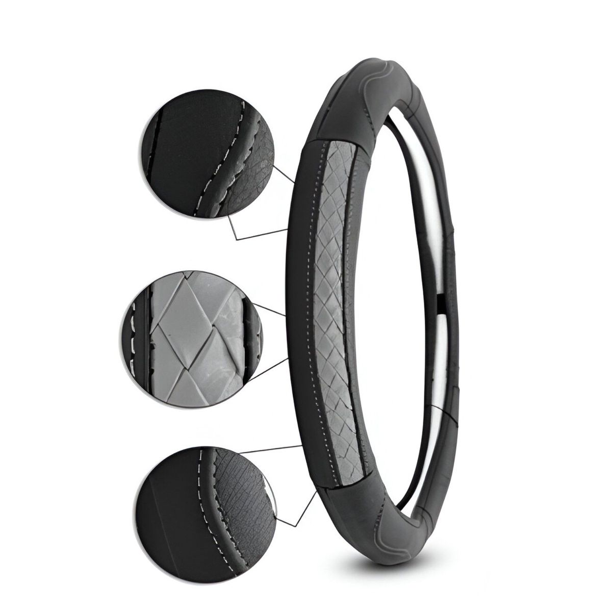 GENERICO - Funda Forro De Timon en Cuero Diseño Exclusivo