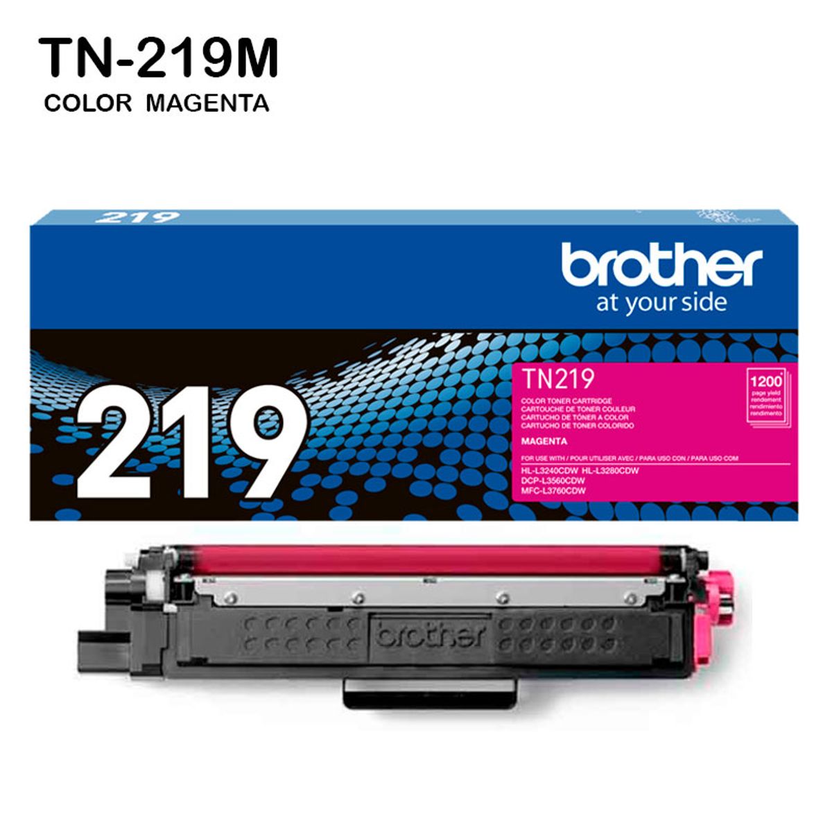 BROTHER - Toner Brother TN-219 Magenta Original 1200 pag TN 219