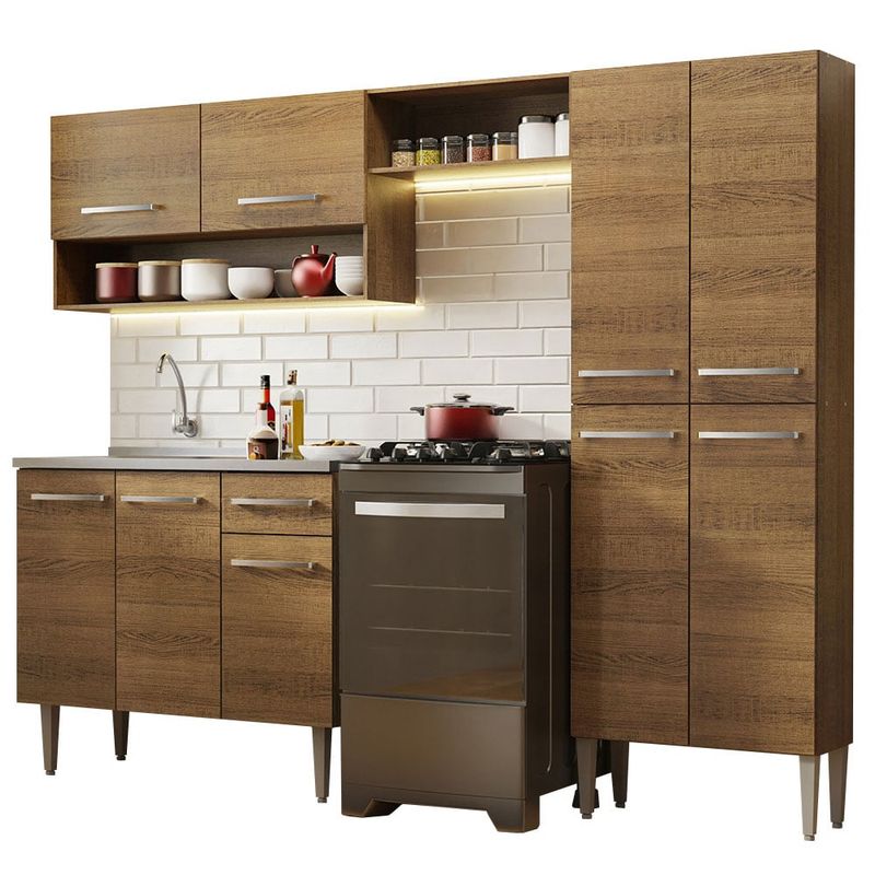 MADESA - Mueble de Cocina Integral Emilly 229 cm - Con Lavadero 10