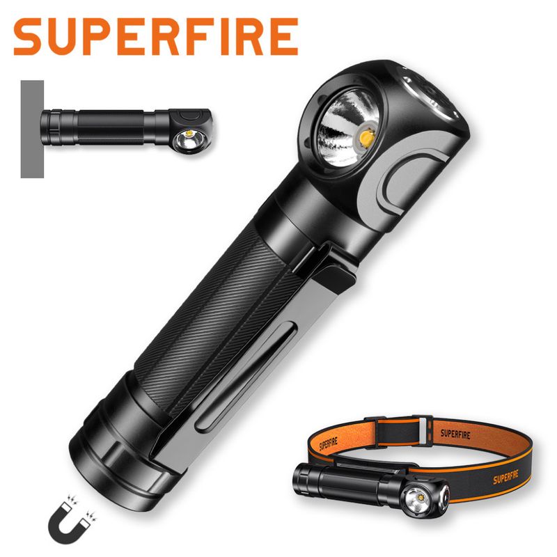 SUPER - Linterna Frontal Imantada TH04  Potencia y Durabilidad Profesional