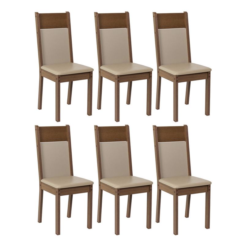 MADESA - Kit con 6 Sillas de Comedor 4280