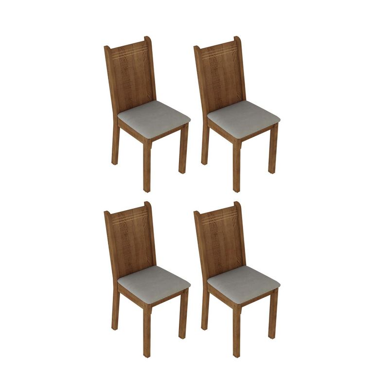 MADESA - Kit de 4 Sillas de Comedor 4290