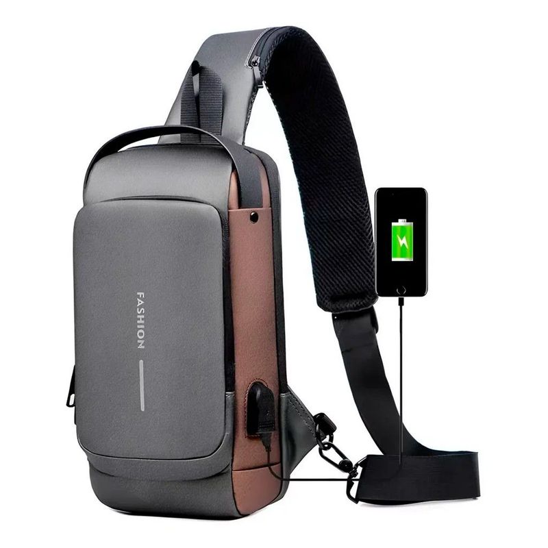 GENERICO - Mochila Morral Antirrobo Usb Impermeable con Clave