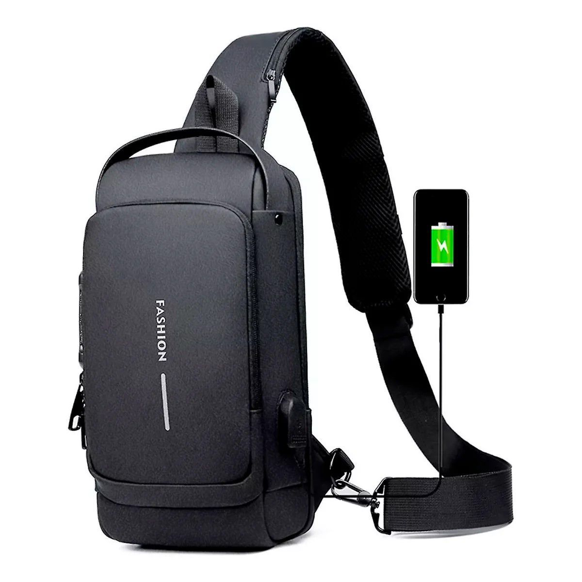 GENERICO - Mochila Morral Antirrobo Usb Impermeable con Clave