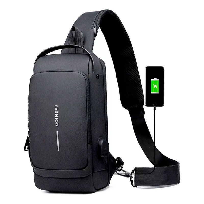 GENERICO - Mochila Morral Antirrobo Usb Impermeable con Clave