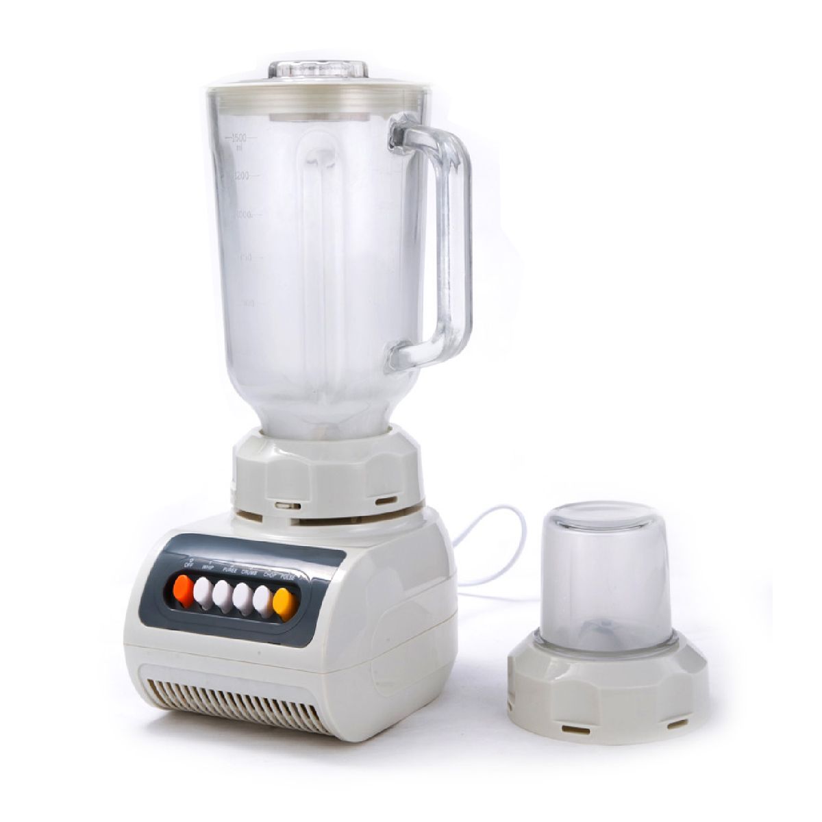 NATIONALIZER - Licuadora Nationalizer 400 W Vaso de Vidrio NT-880G - Blanco