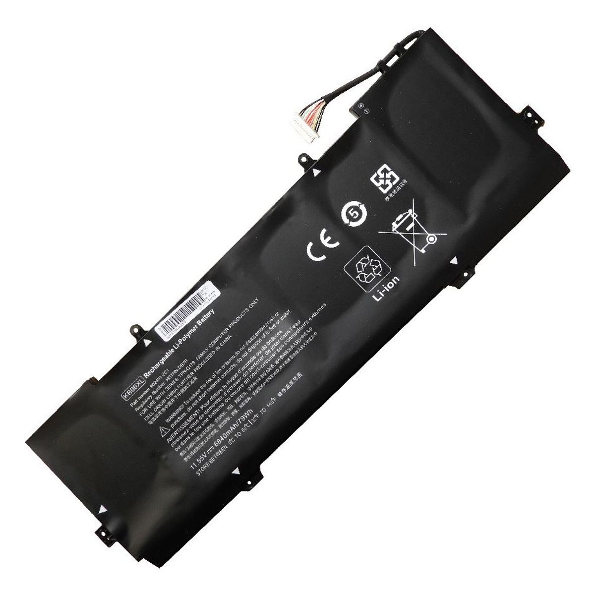 GENERICO - BATERIA PARA HP HSTNN-DB7R KB06XL 792Wh 1155V 6 CELDAS X360 15-BL INT