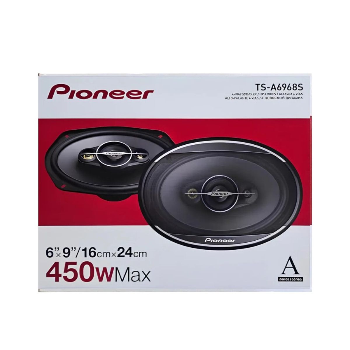 PIONEER - Parlantes Ovalados Pioneer  450W, 4 VIAS, TS-A6968S