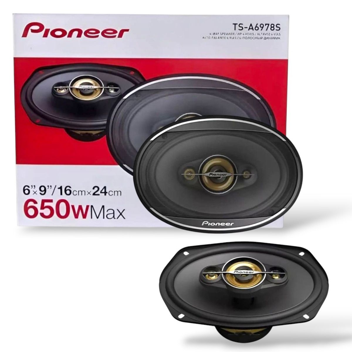 PIONEER - Parlantes Ovalados Pioneer  650W 4 VIAS TS-A6978S