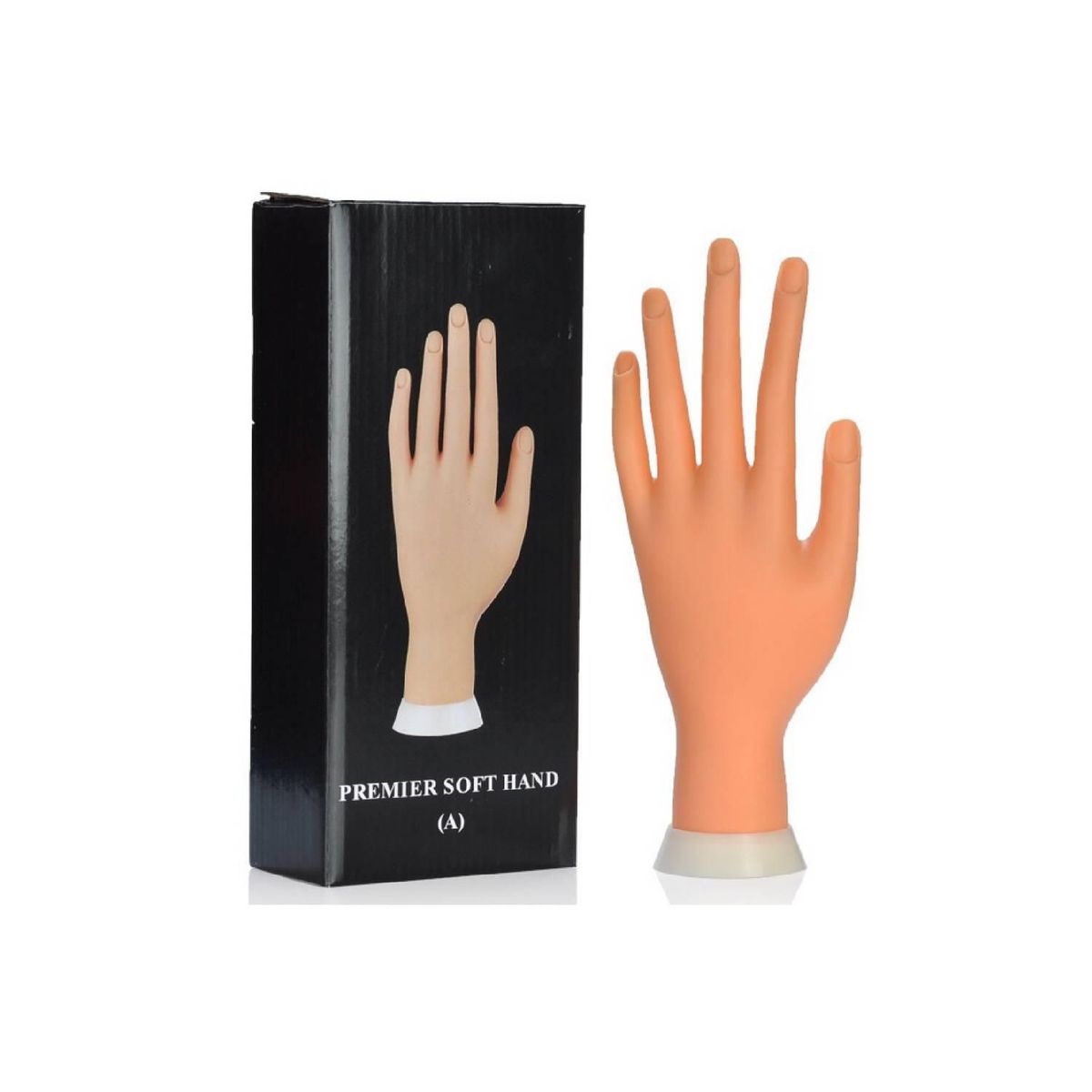 GENERICO - Mano de Practica de Goma para Manicure