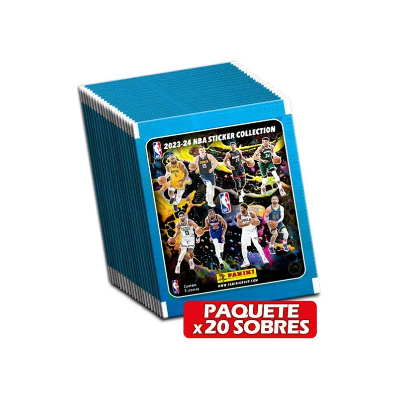 PANINI - NBA, 1 paquete x 20 sobres