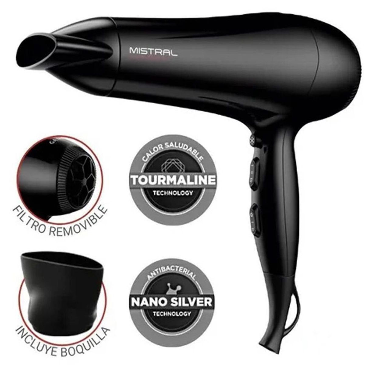 GAMA - H MISTRAL TOURMALINE ION 2200 W