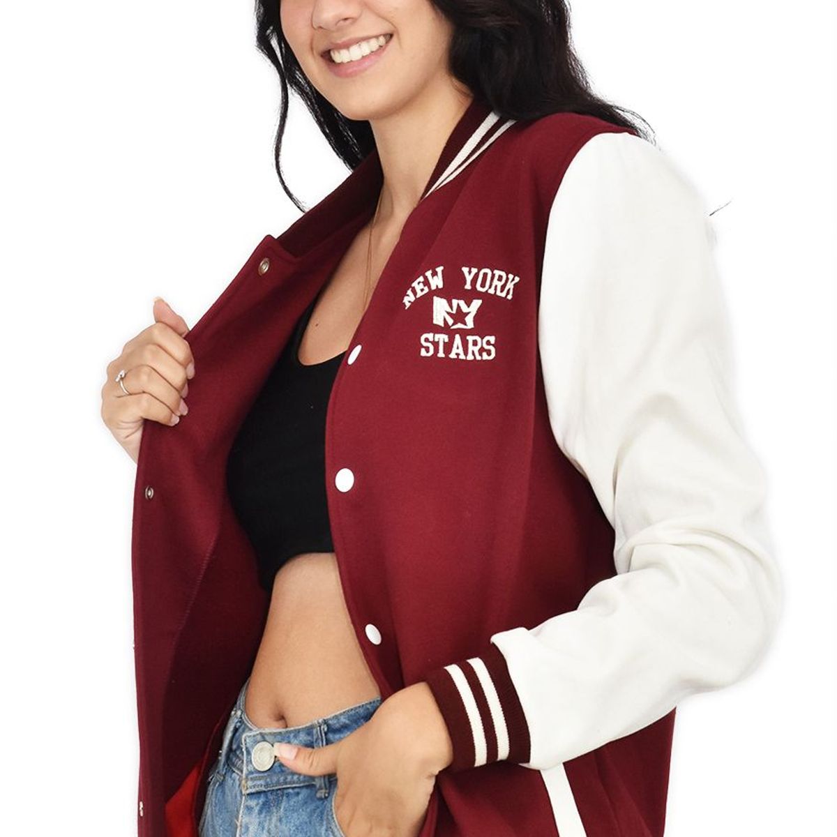 NEW YORK STARS - Casaca de Mujer Modelo Americana - Guida