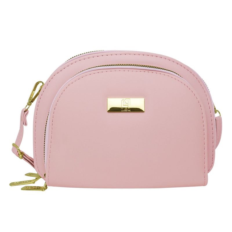 BUYPAL - Bolso Bandolero 3 Compartimentos CARTERA-B6112-ROSADO