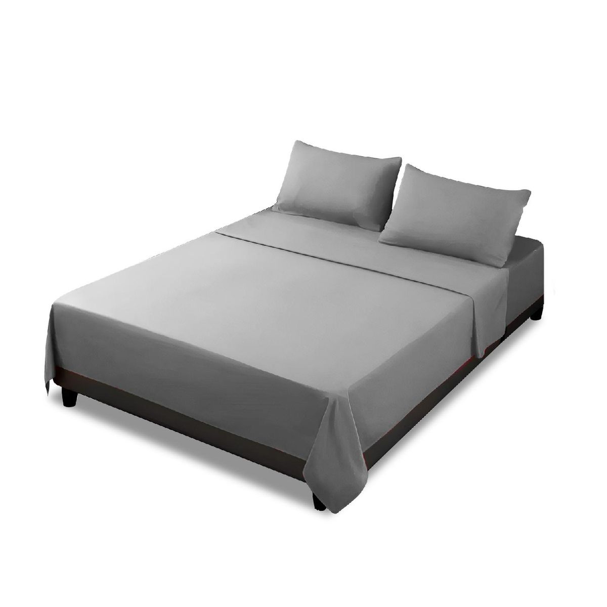 GENERICO - Juego De Sábana Okaeri 2 Plazas - Gris