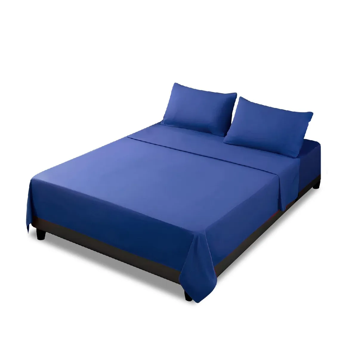 GENERICO - Juego De Sábana Okaeri 2 Plazas - Azul