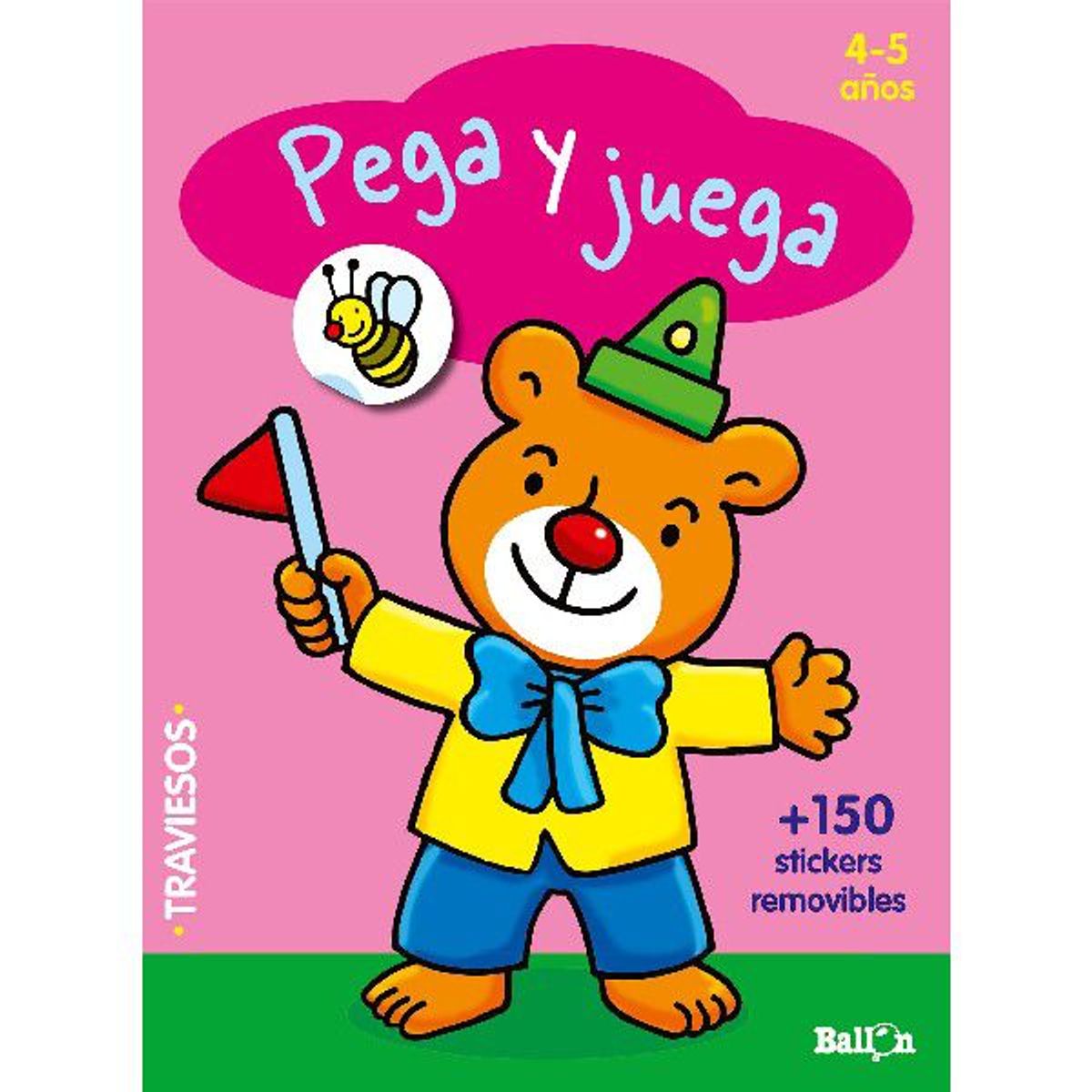 GENERICO - PEGA Y JUEGA 4-5 AÑOS ROSA