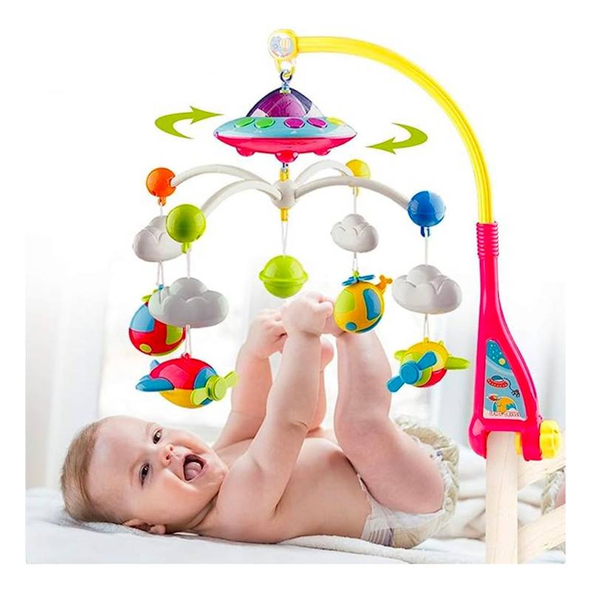 GENERICO - Movil Musical con Proyector para Bebes