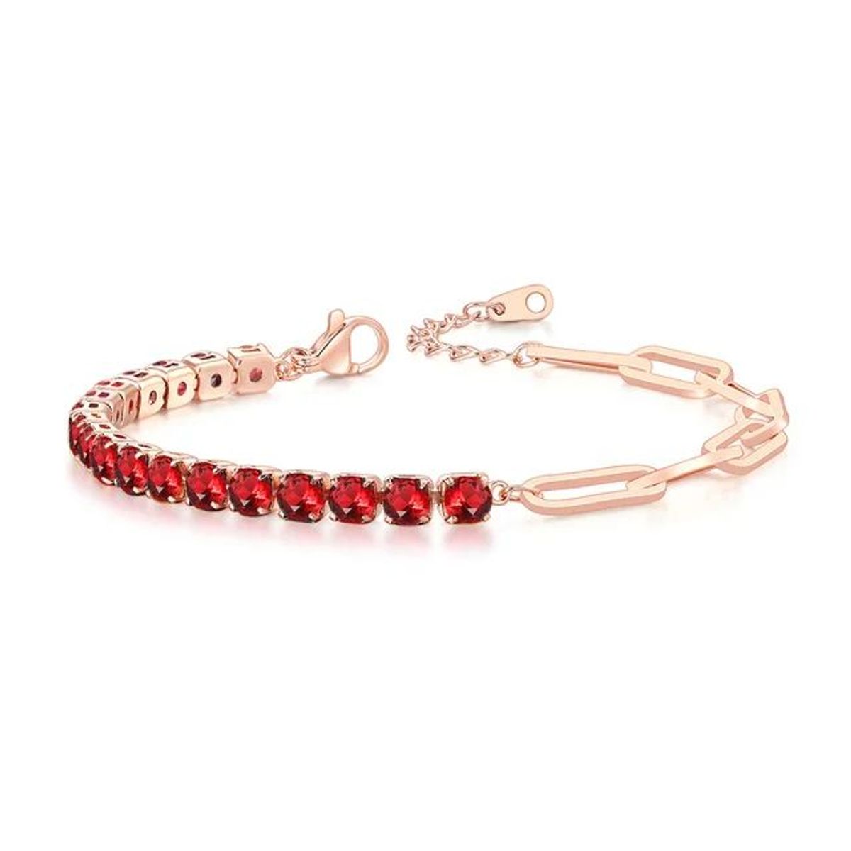 LA TIENDA 88 JOYAS Y ACCESORIOS - La Tienda 88 - Pulsera Brazalete Bañado en Oro de 18k - Rojo