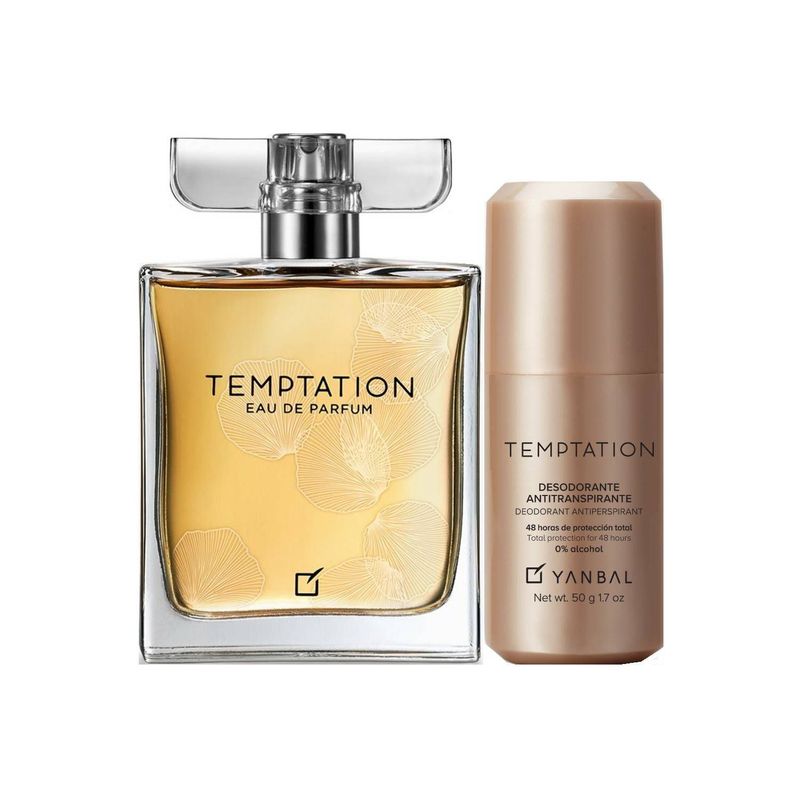 YANBAL - Set Temptation  Perfume Mujer + Desodorante