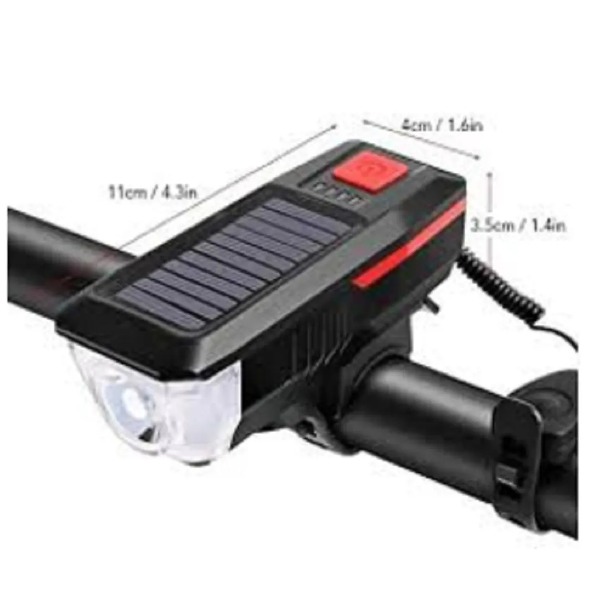 GENERICO - LUZ DELANTERA CON CLAXON ELECTRONICO