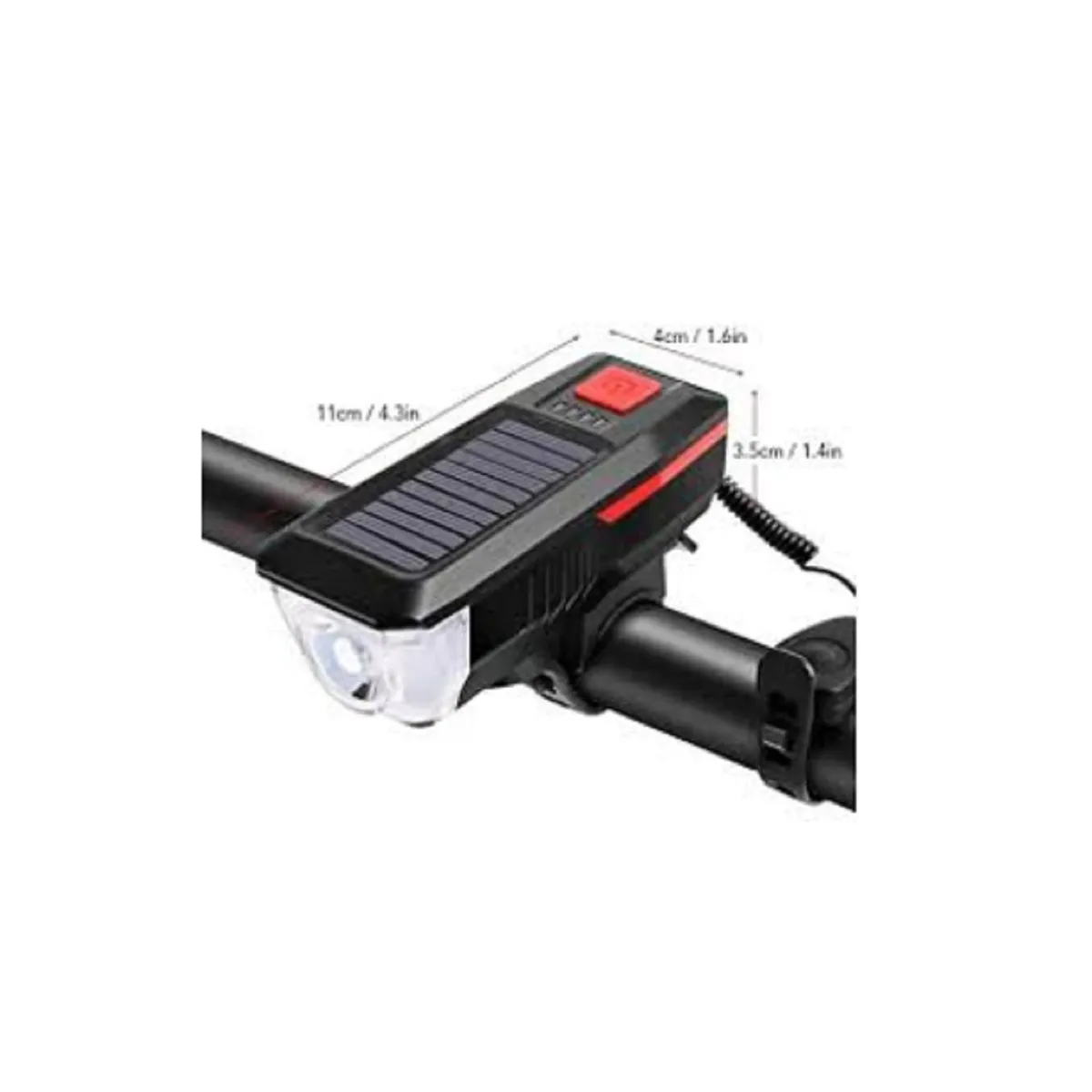 GENERICO - LUZ DELANTERA CON CLAXON ELECTRONICO