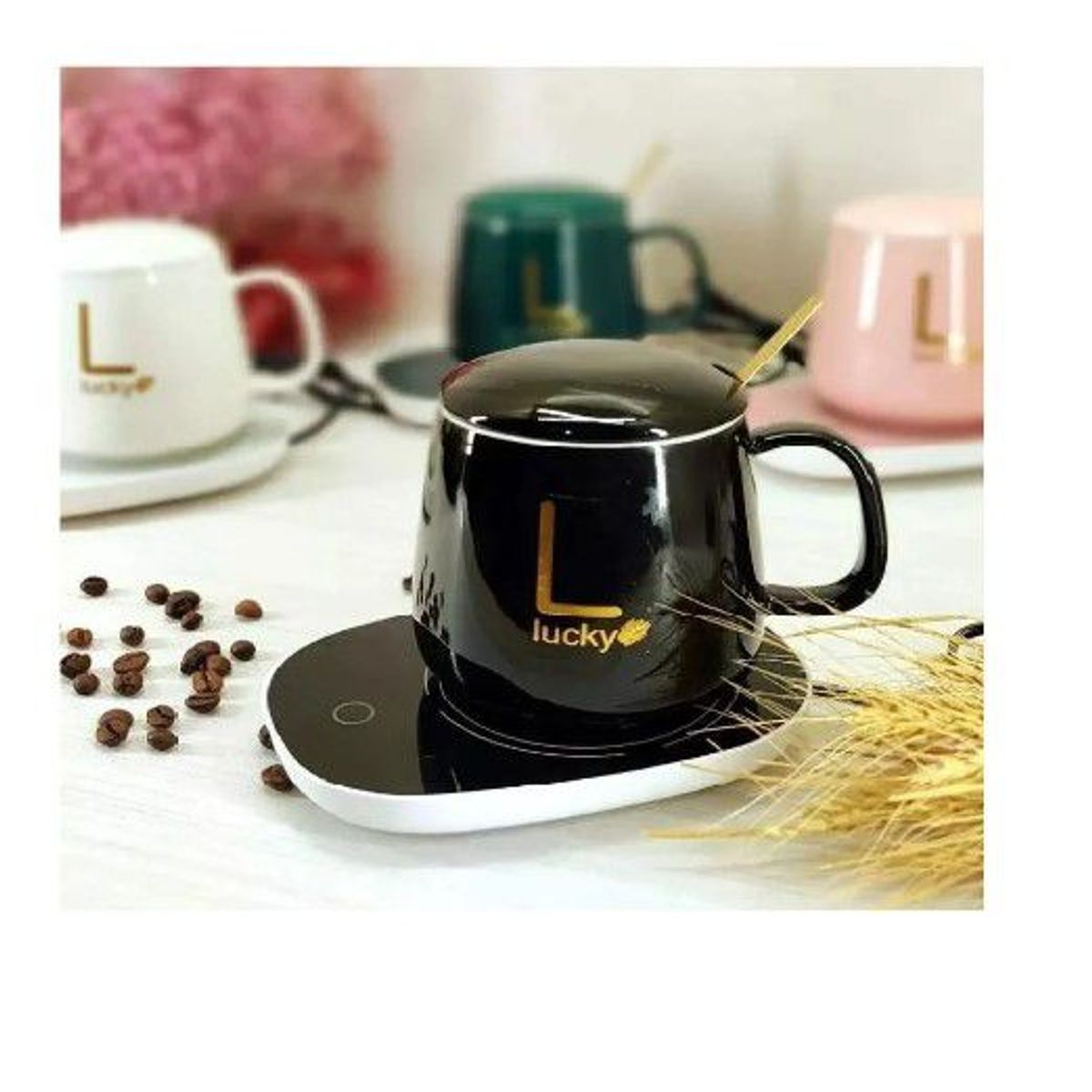 GENERICO - taza mug eléctrico café mate te leche a corriente