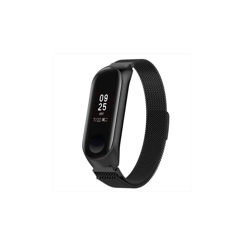 GENERICO - Correa de Metal para Xiaomi Mi Band 7 - Negro