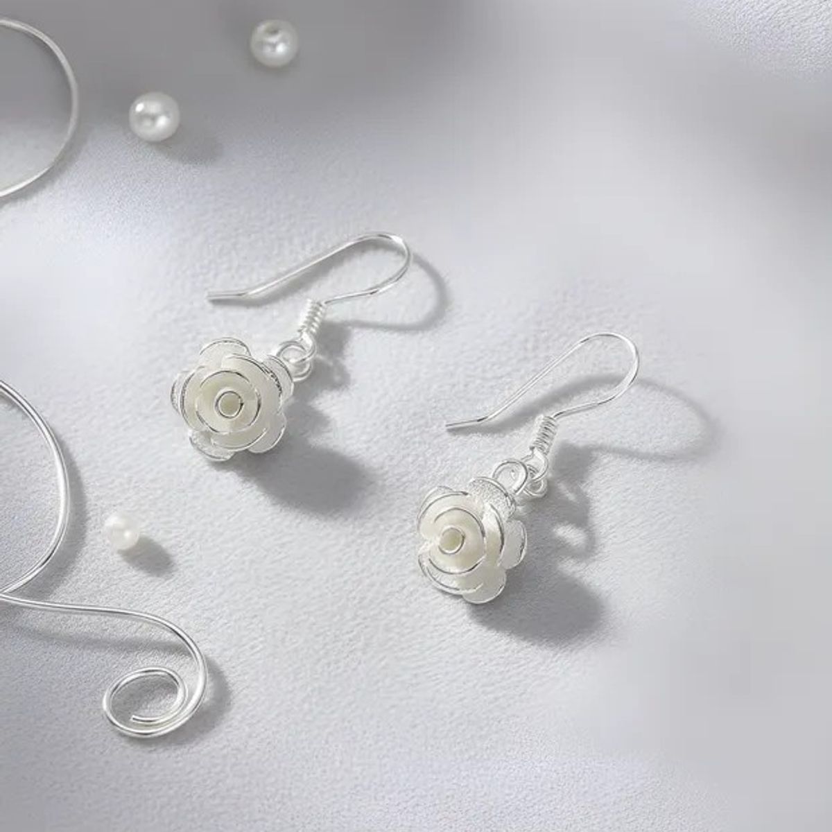 GENERICO - Arete Rosa Plata 950