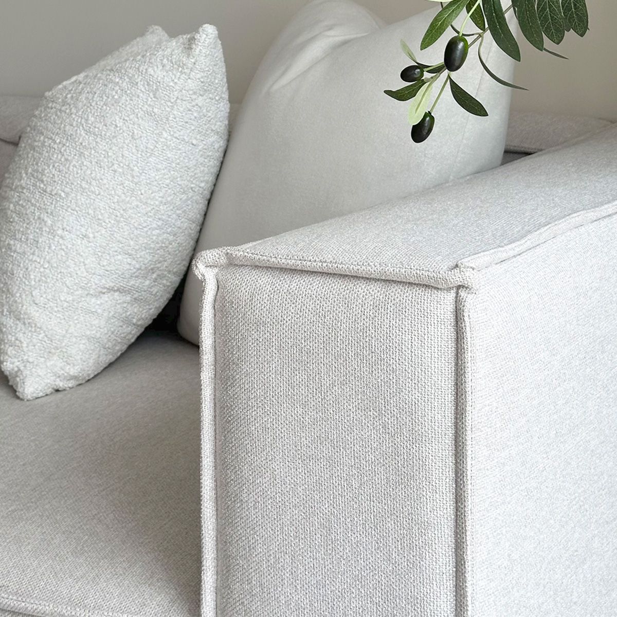 DECORATI - Sofá Seccional Harmony 2 cuerpos