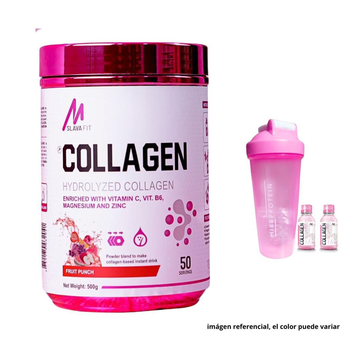 MSLAVA FIT - MCOLLAGEN HYDROLYZED 500 GR ORANGE