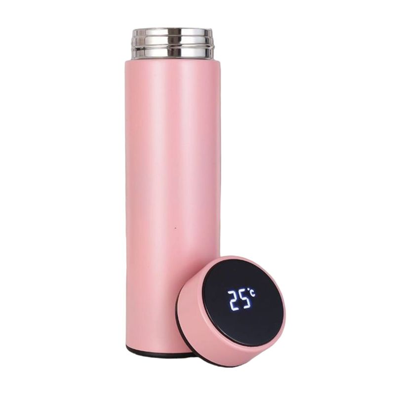 IMPORTADO MC - TERMO DIGITAL SMART TACTIL LED CONTROL TEMPERATURA ROSADO AINOXIDABLE