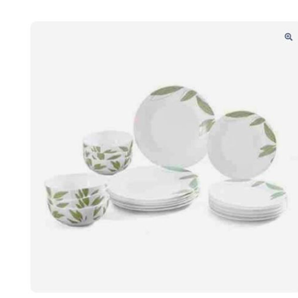 BEHOME - Set 18 Platos Colección Victoria Ecovidrio Behome