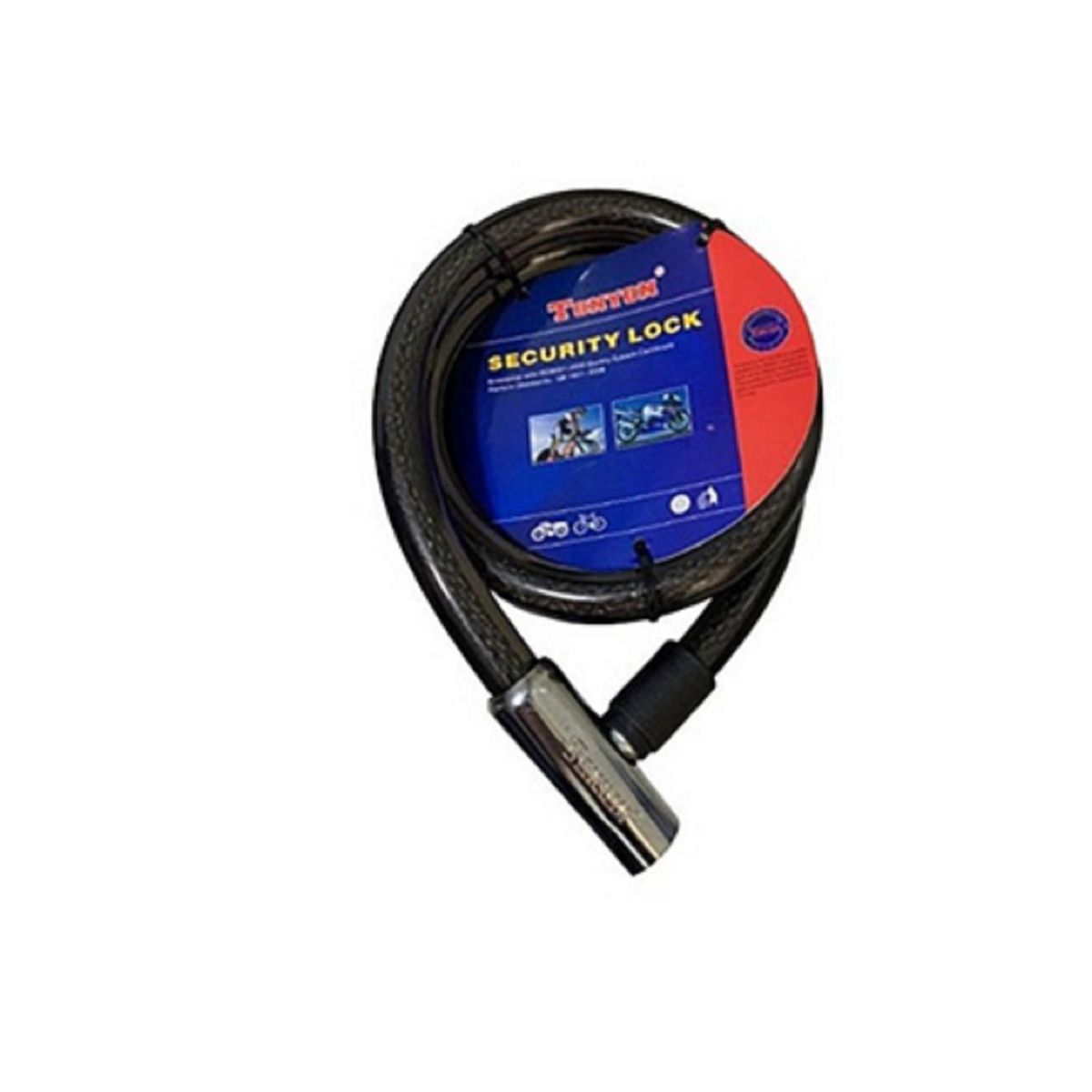 GENERICO - CADENA DE SEGURIDAD 15MM PARA BICICLETA