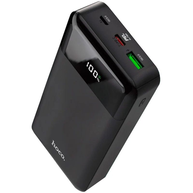 HOCO - Powerbank 20000mah 20w LED DISPLAY Hoco J102a - Black
