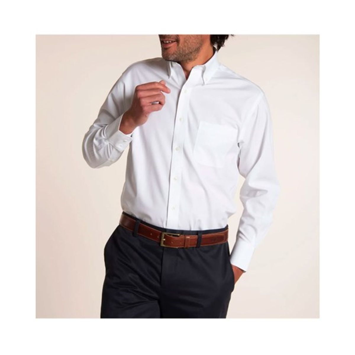 ROCKFORD - Camisa Rockford Para Hombre Wor Travel Blanco ROCKFORD