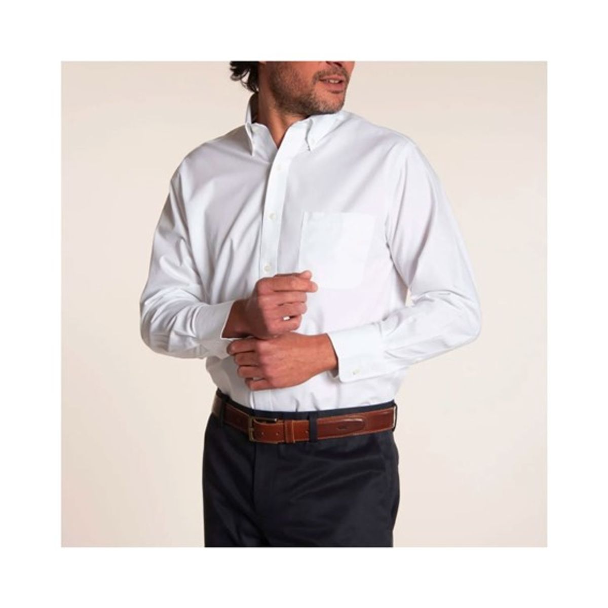 ROCKFORD - Camisa Rockford Para Hombre Wor Travel Blanco ROCKFORD