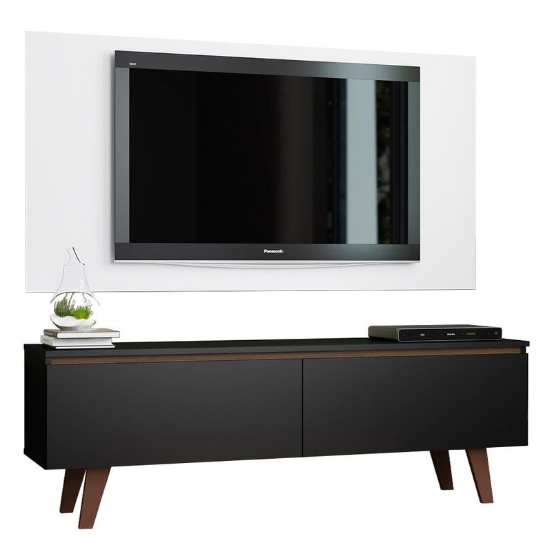 MADESA - Centro Entretenimiento para TV Le Mans Mesa y Panel Hasta 55 Pulgadas