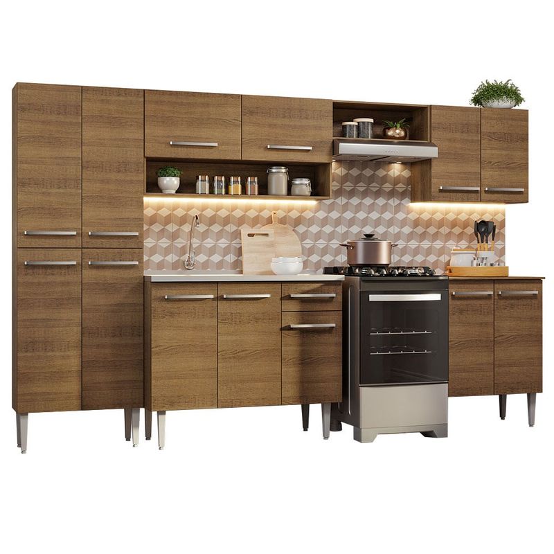 MADESA - Mueble de Cocina Integral Emilly 293 cm - Con Lavadero 08