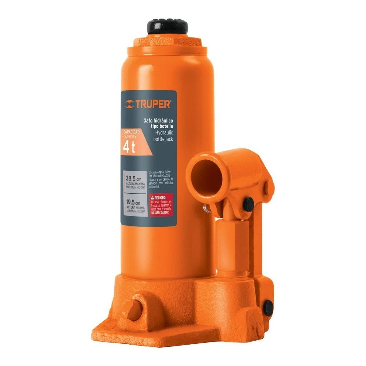Truper - Gata botella de 4 toneladas Truper