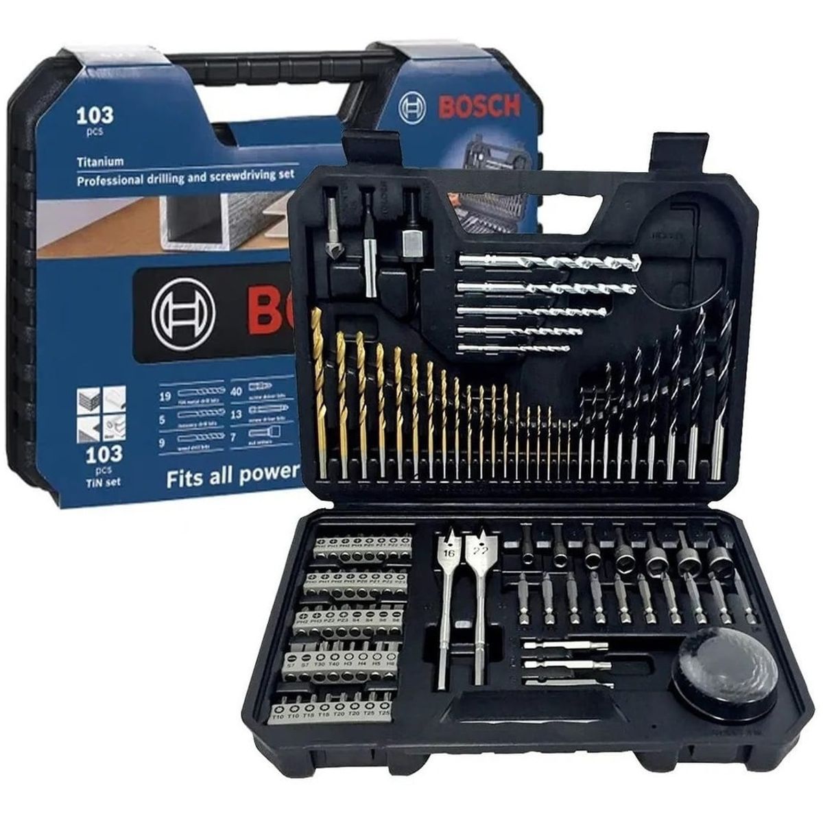 BOSCH - Set Profesional 103 Piezas para Taladro BOSCH