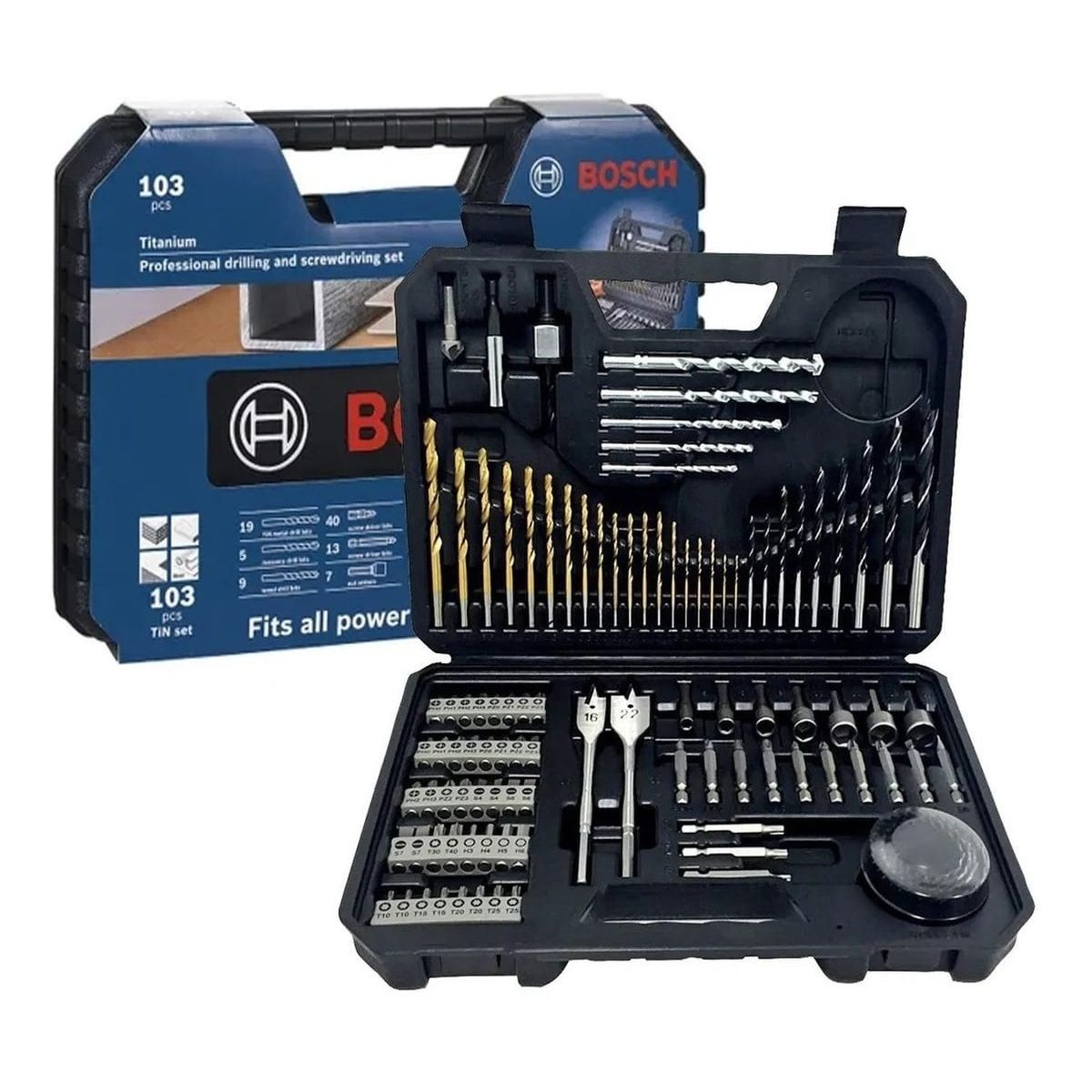 BOSCH - Set Profesional 103 Piezas para Taladro BOSCH