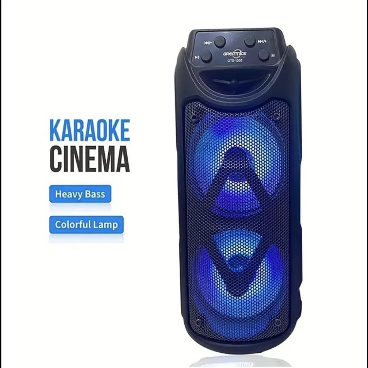 GENERICO - Parlante Bluetooth Inalambrico 4 pulgadas