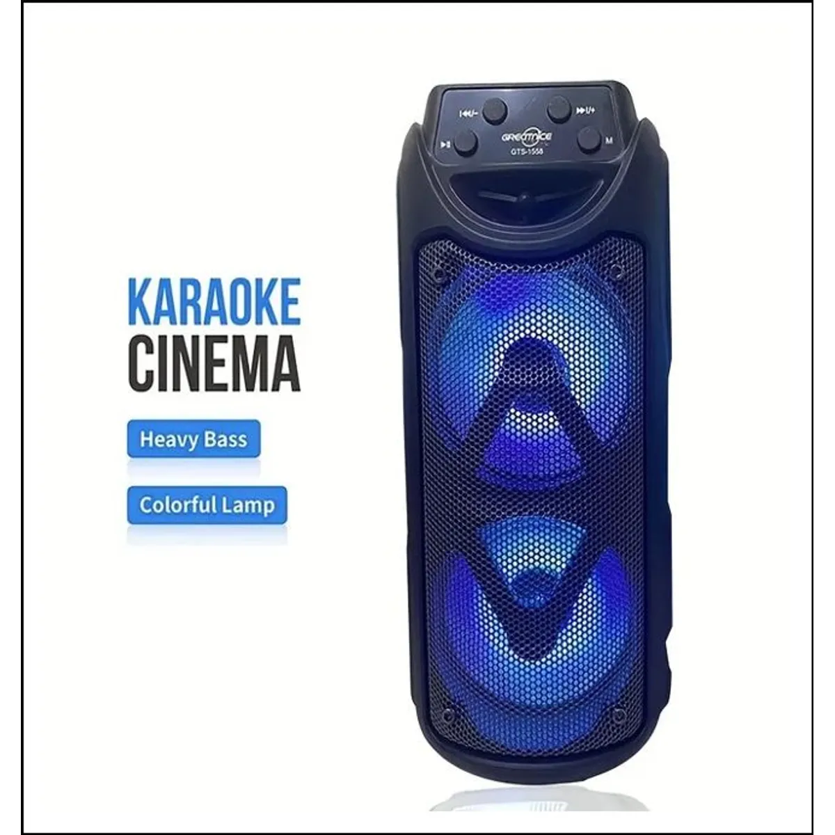 GENERICO - Parlante Bluetooth Inalambrico 4 pulgadas