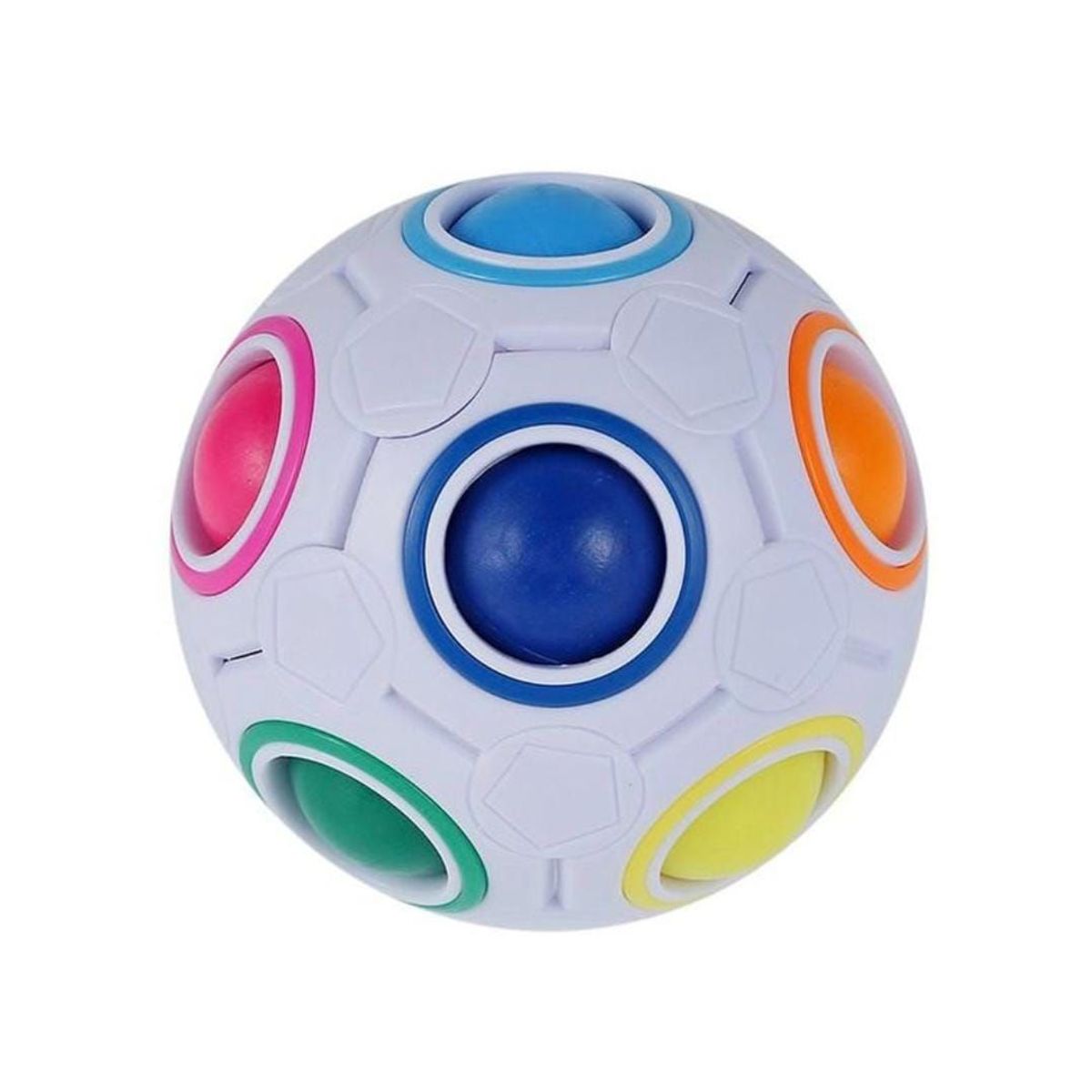 GENERICO - Bola mágica rompecabeza anti estrés Fidget Arcoiris